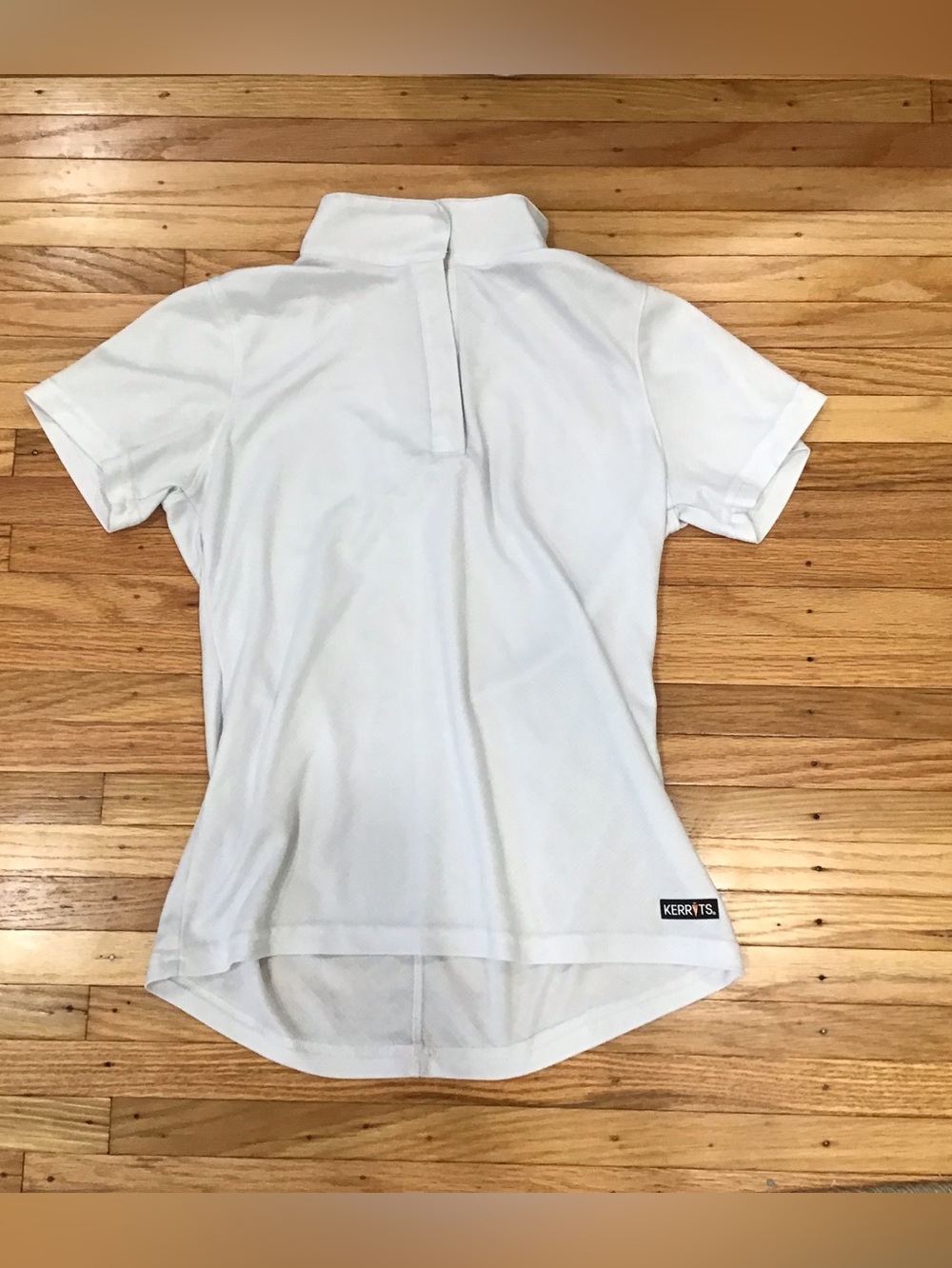 Kerrits White Short Sleeve Show Shirt kids size XL